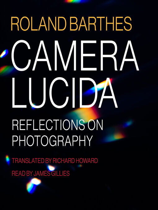 Cover image for Camera Lucida